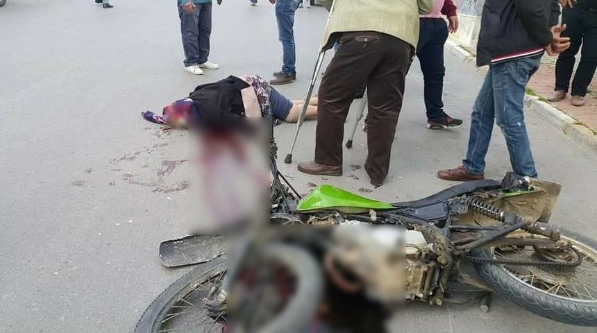 Motosiklet S&uuml;r&uuml;c&uuml;s&uuml;n&uuml;n &Ccedil;arpıp Ka&ccedil;tığı Şehit Annesi Hayatını Kaybetti