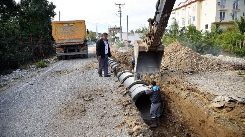 Demirtaş&rsquo;a 1 Kilometre Yağmursuyu Hattı
