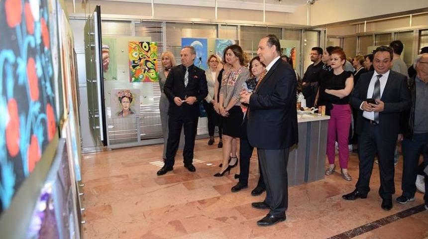 &lsquo;resim Dostları&rsquo; Karma Resim Sergisi Esog&uuml;&rsquo;de Ziyarete A&ccedil;ıldı