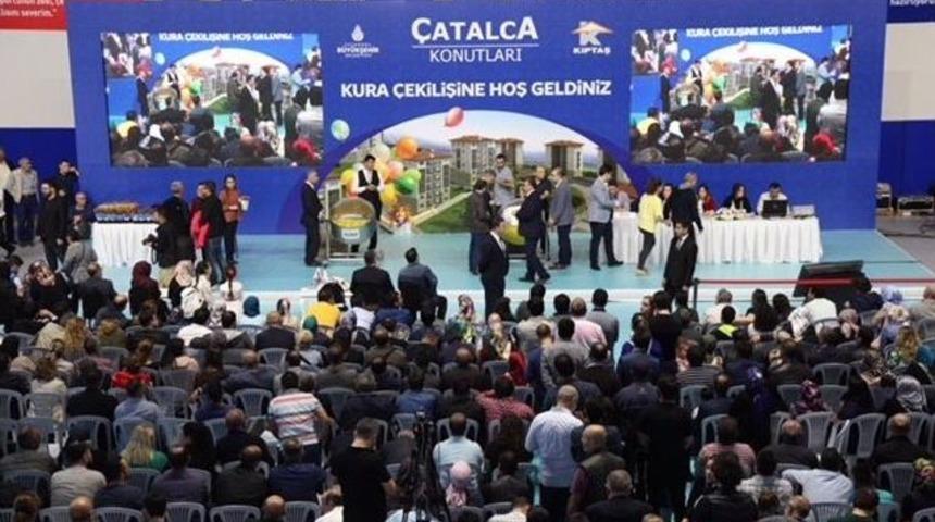 Kiptaş &Ccedil;atalca Konutlarında Hak Sahiplerinin Daireleri Kura İle Belirlendi