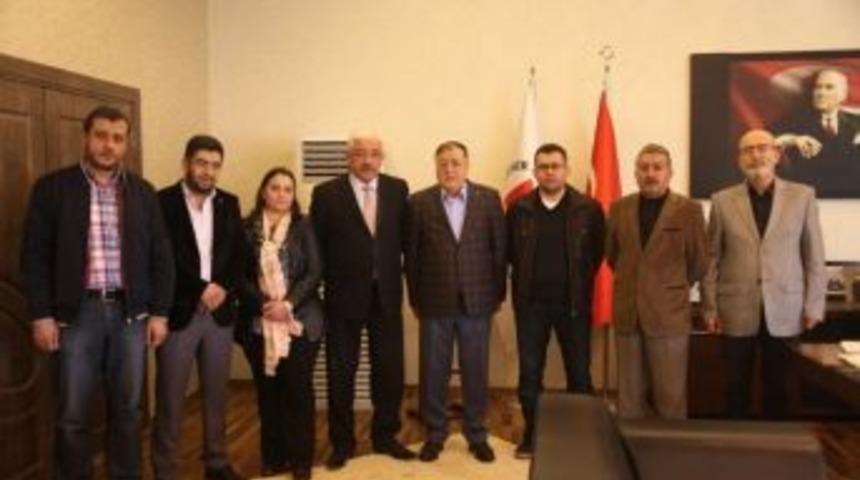 Sigorta Acenteleri Derneği Ntso Başkanı Parmaksız’ı Ziyaret Etti