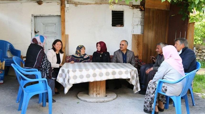 Başkan Aydın&rsquo;dan Anneler G&uuml;n&uuml; Ziyaretleri