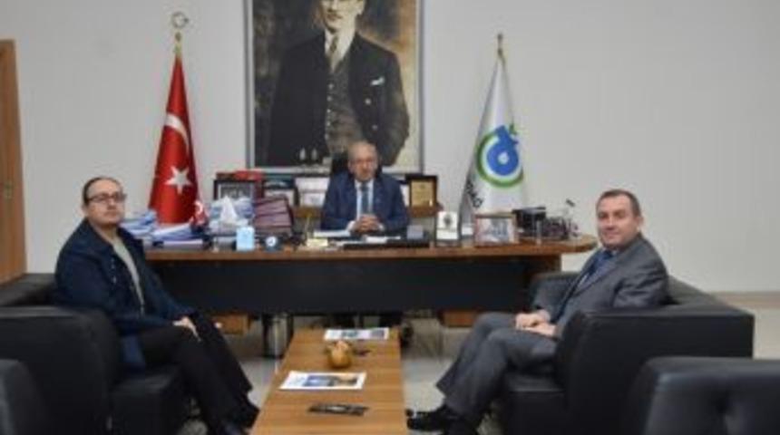 Başkan Albayrak, İl Sağlık M&uuml;d&uuml;r&uuml; Ve Sağlık Bakanlığı Koordinat&ouml;r&uuml;n&uuml; Ağırladı