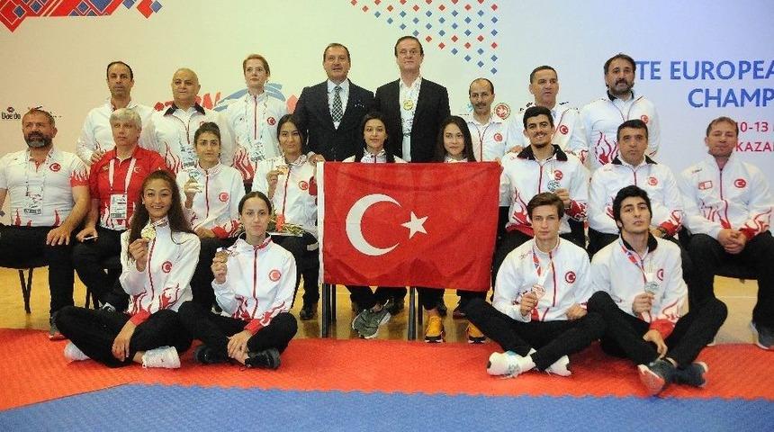 Milli Taekwondocular Avrupa&rsquo;nın Zirvesinde