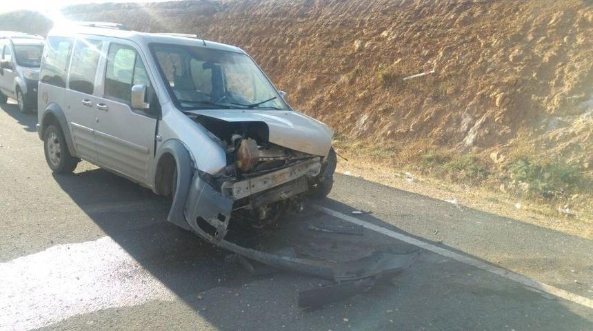 Midyat’ta Trafik Kazası: 1 Yaralı