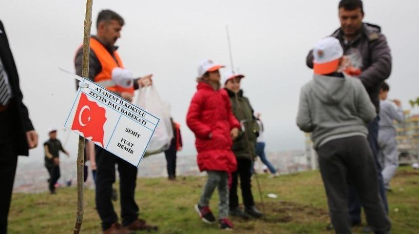 Miniklerden Şehitlere Vefa