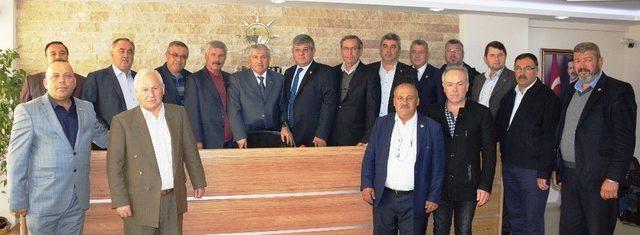 Ziraat Odası Başkanlarından Ak Parti İl Başkanı Ert&uuml;rk&rsquo;e Hayırlı Olsun Ziyareti 1