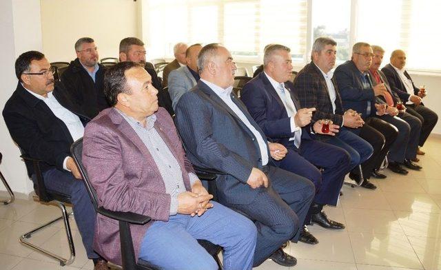 Ziraat Odası Başkanlarından Ak Parti İl Başkanı Ert&uuml;rk&rsquo;e Hayırlı Olsun Ziyareti 3