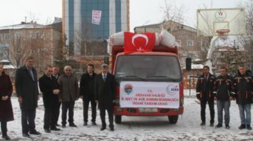 Ardahan&rsquo;dan Halep&rsquo;e Yardım Eli