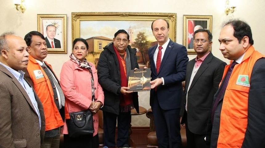 Bangladeş Afet Y&ouml;netimi Ve Yardım Bakanı H&uuml;seyin Chowdhury Şanlıurfa&rsquo;da