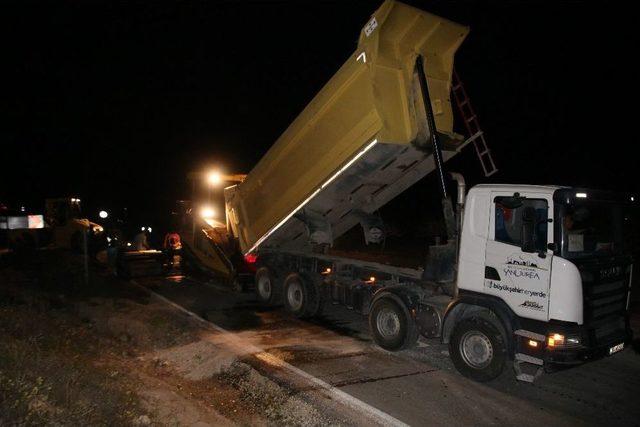 Şanlıurfa’da Yol Yapım Çalışmaları Sürüyor