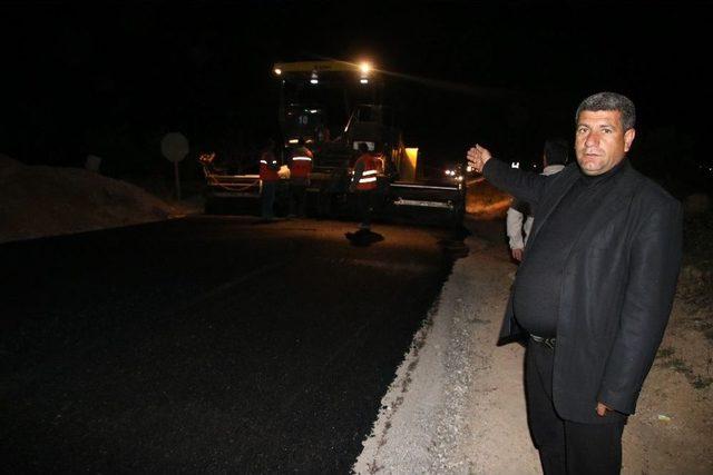 Şanlıurfa’da Yol Yapım Çalışmaları Sürüyor