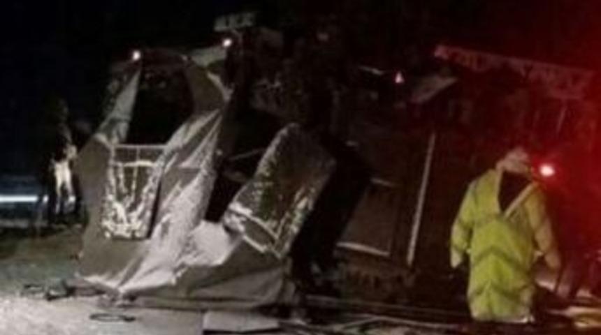 Elazığ&rsquo;da Askeri Aracın Devrilmesi