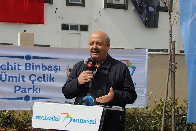 Şehit Binbaşı Ümit Çelik Parkı Beylikdüzü’nde Açıldı