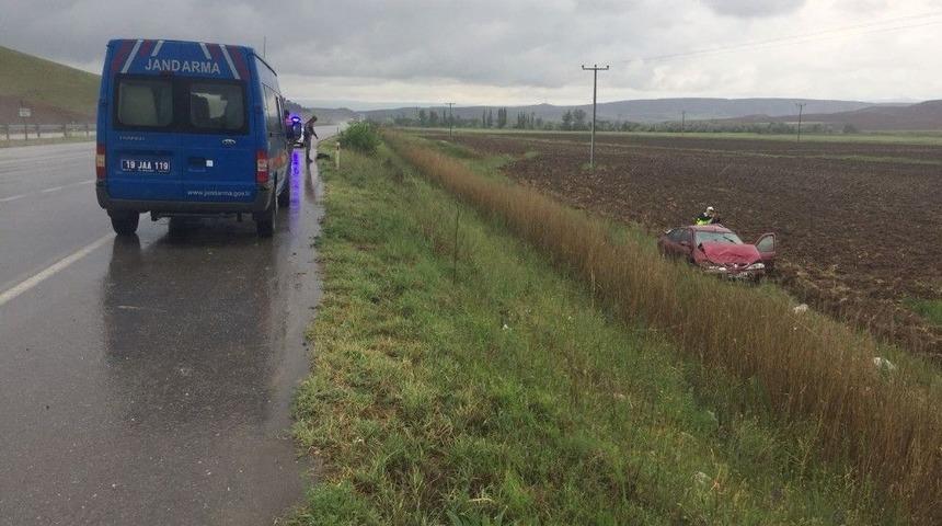 Sungurlu&rsquo;da Trafik Kazası: 3 Yaralı
