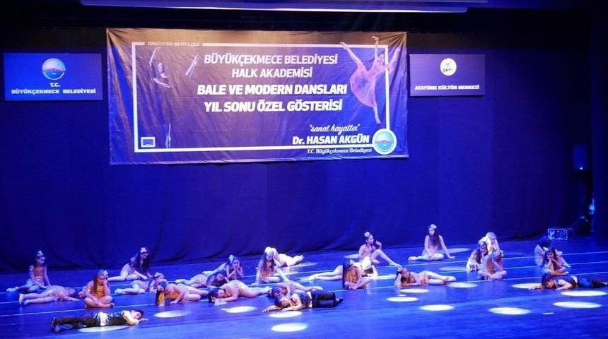 B&uuml;y&uuml;k&ccedil;ekmeceli Miniklerin Bale Ve Dans G&ouml;sterileri Nefesleri Kesti