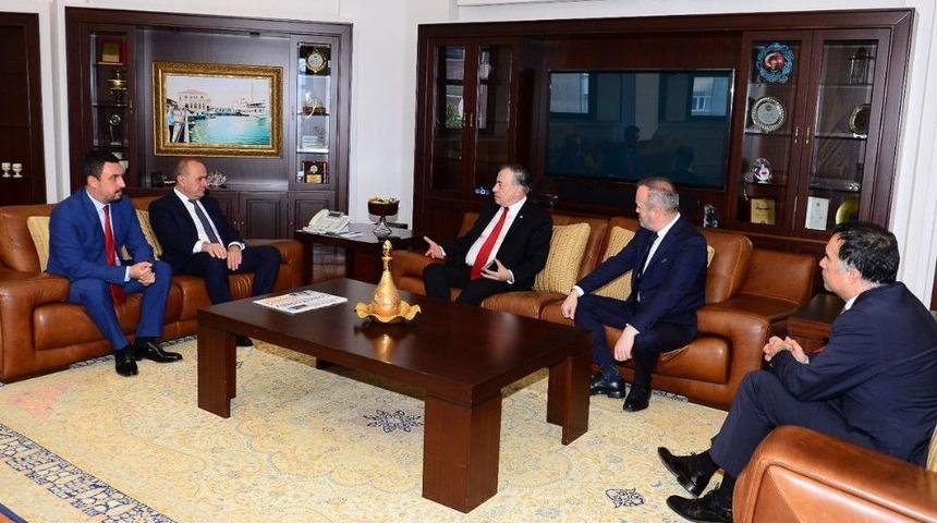 Mustafa Cengiz’den Kadıköy Belediye Başkanı Aykurt Nuhoğlu’na Ziyaret