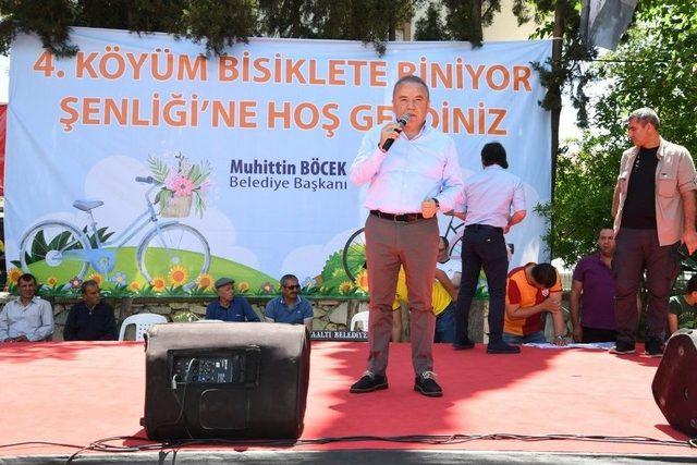 4.köyüm Bisiklete Biniyor Şenliği’nde Renkli Görüntüler