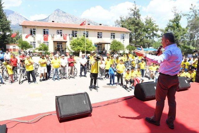 4.köyüm Bisiklete Biniyor Şenliği’nde Renkli Görüntüler