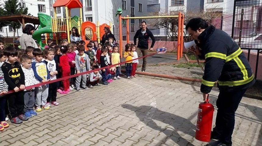 Anaokulunda Yangın Tatbikatı