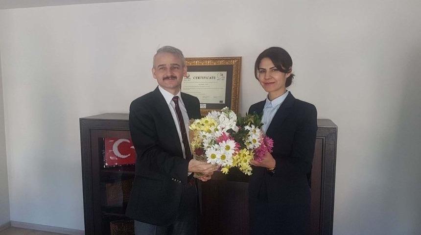 Kaymakam G&uuml;ven &Ouml;ğretmenleri Kabul Etti