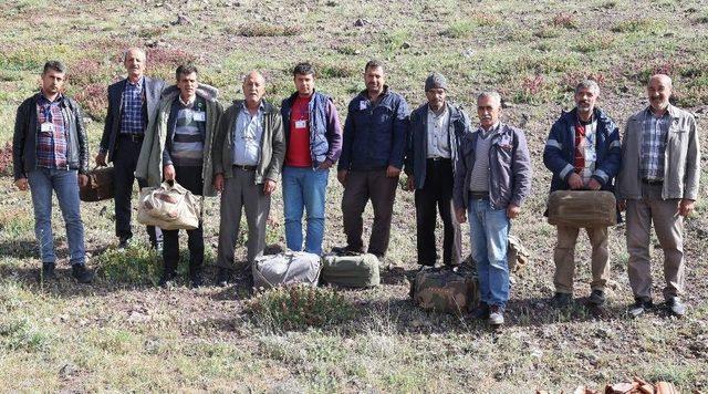 Elazığ’da Kınalı Keklikler Halkalandı