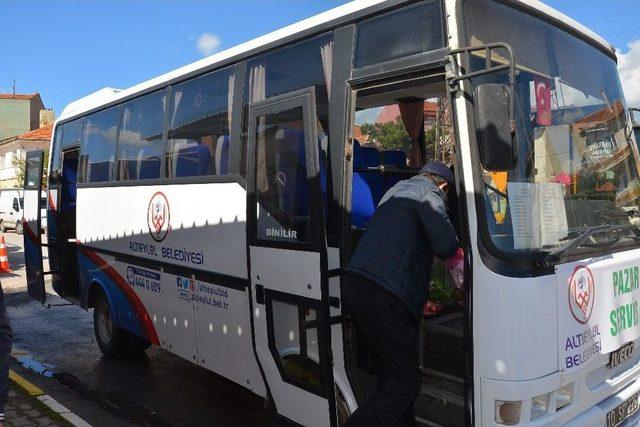 Altıeylül’den Vatandaşa Ücretsiz Pazar Servisi