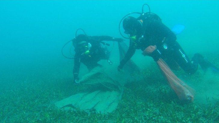 Kadıkalesi’nde Denizin Dibi Temizlendi G4