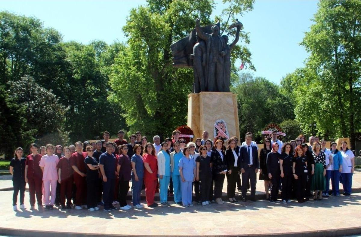 Hemşireler; G&uuml;nlerini T&ouml;renle Kutladı