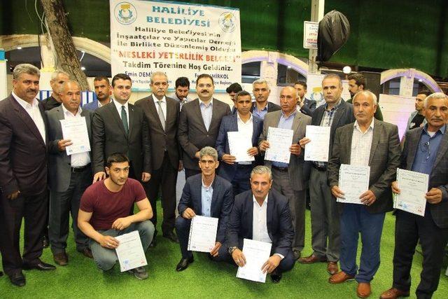 Şanlıurfa’da Bin 200 İnşaat İşçisini Mesleki Eğitimle Sertifika Aldı