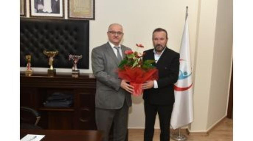 Doğan&rsquo;dan İl Sağlık M&uuml;d&uuml;r&uuml; Erg&uuml;ney&rsquo;e Hayırlı Olsun Ziyareti