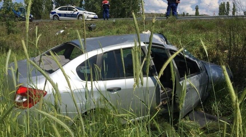 Sungurlu’da Otomobil Takla Attı: 2 Yaralı