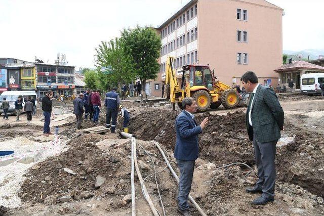 Başkan Asya, Üst Yapı Çalışmalarını İnceledi