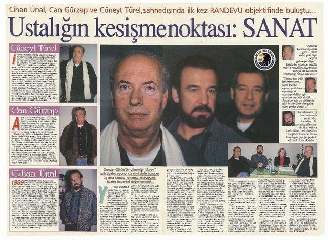 20 Yıl Sonra Yeniden Sahnelenen &ldquo;sanat&rdquo; Oyununda Duygusal Anlar 3