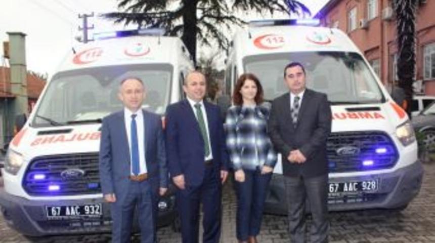 İl Sağlık M&uuml;d&uuml;rl&uuml;ğ&uuml;ne Tam Donanımlı İki Ambulans Takviyesi