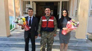 Jandarmadan Öğretmenler Günü Kutlaması