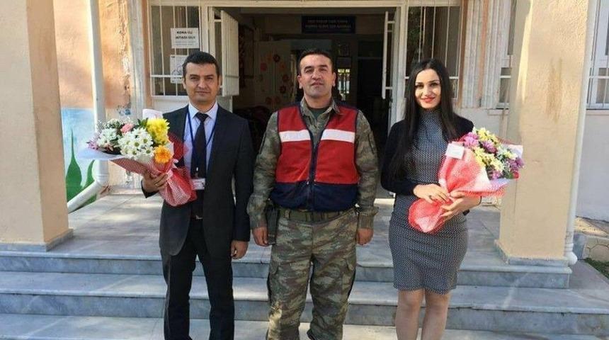 Jandarmadan Öğretmenler Günü Kutlaması