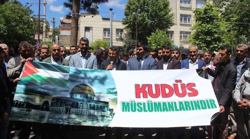 Siverek&rsquo;te Abd&rsquo;nin Kud&uuml;s&rsquo;&uuml; "israil&rsquo;in Başkenti" Olarak Tanıması Protesto Edildi