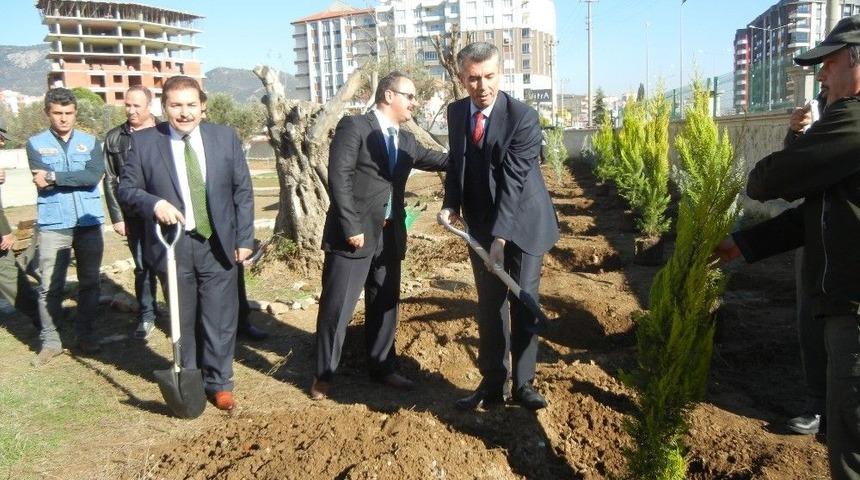 &Ouml;ğretmenler İ&ccedil;in Ağa&ccedil; Diktiler