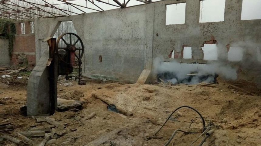 Kereste At&ouml;lyesinde Yangın &Ccedil;ıktı