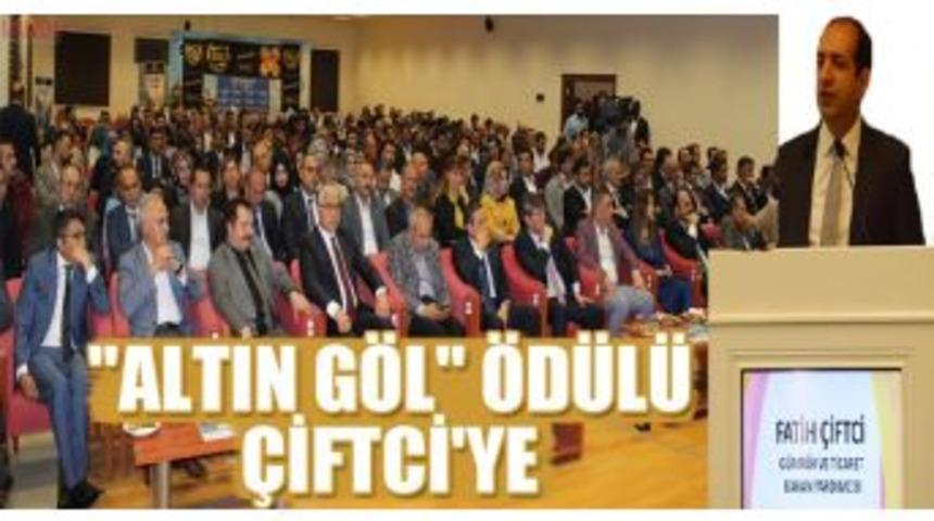 Fatih &Ccedil;iftci&rsquo;ye "altın G&ouml;l" &Ouml;d&uuml;l&uuml;