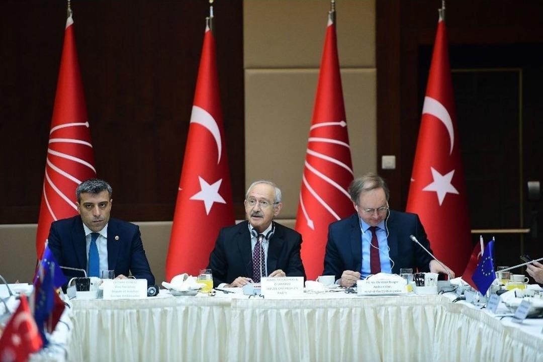 Kılı&ccedil;daroğlu, Ab &Uuml;yesi &Uuml;lkelerin B&uuml;y&uuml;kel&ccedil;ileriyle Bir Araya Geldi