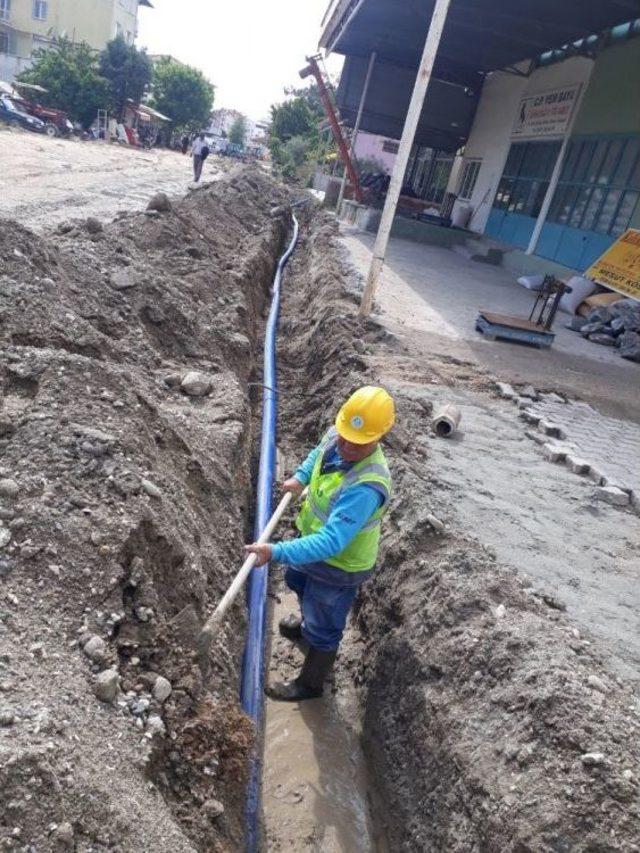 İçme Suyu Hattından 3 Metrelik Ağaç Kökü Çıktı