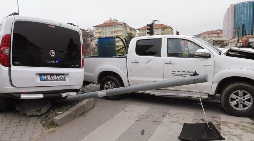 Sungurlu’da Trafik Kazası: 5 Yaralı