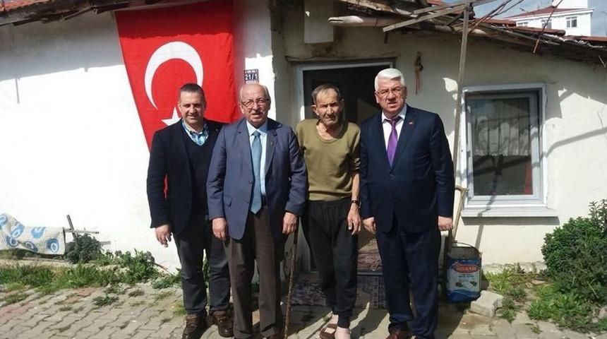 Başkanlar Albayrak Ve Y&uuml;ksel Velimeşe&rsquo;deki Yaşlıları Ziyaret Etti