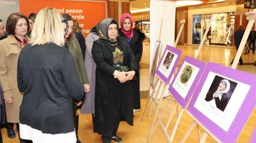 Kadına Şiddete Sergiyle M&uuml;cadele