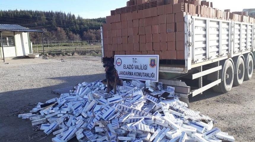 Elazığ&rsquo;da 13 Bin 500 Paket Ka&ccedil;ak Sigara Ele Ge&ccedil;irildi