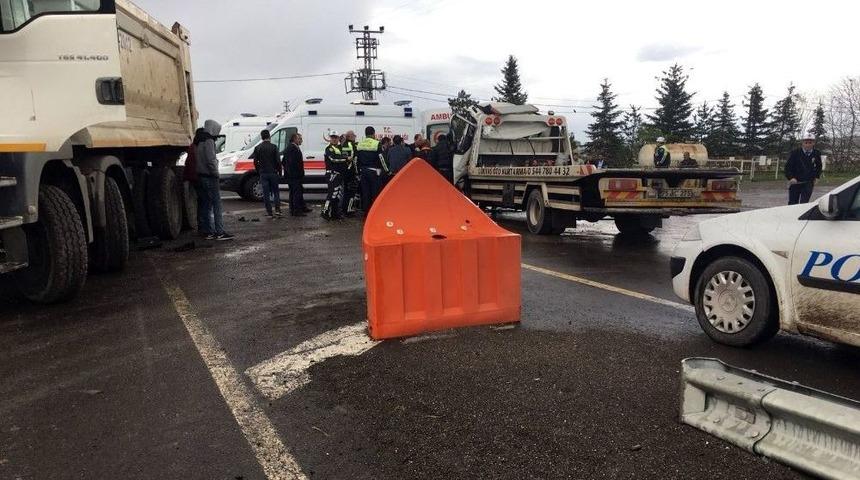 Kars&rsquo;ta Trafik Kazası: 1 Yaralı