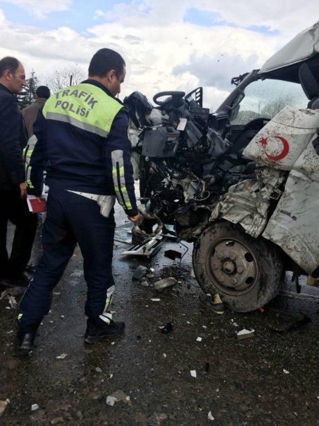 Kars’ta Trafik Kazası: 1 Yaralı