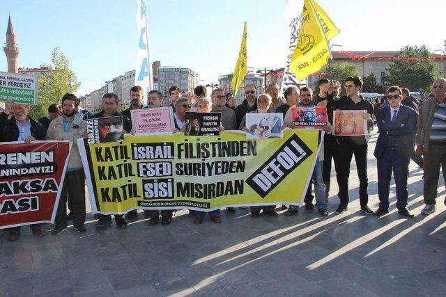 Sivas’ta Abd Protesto Edildi